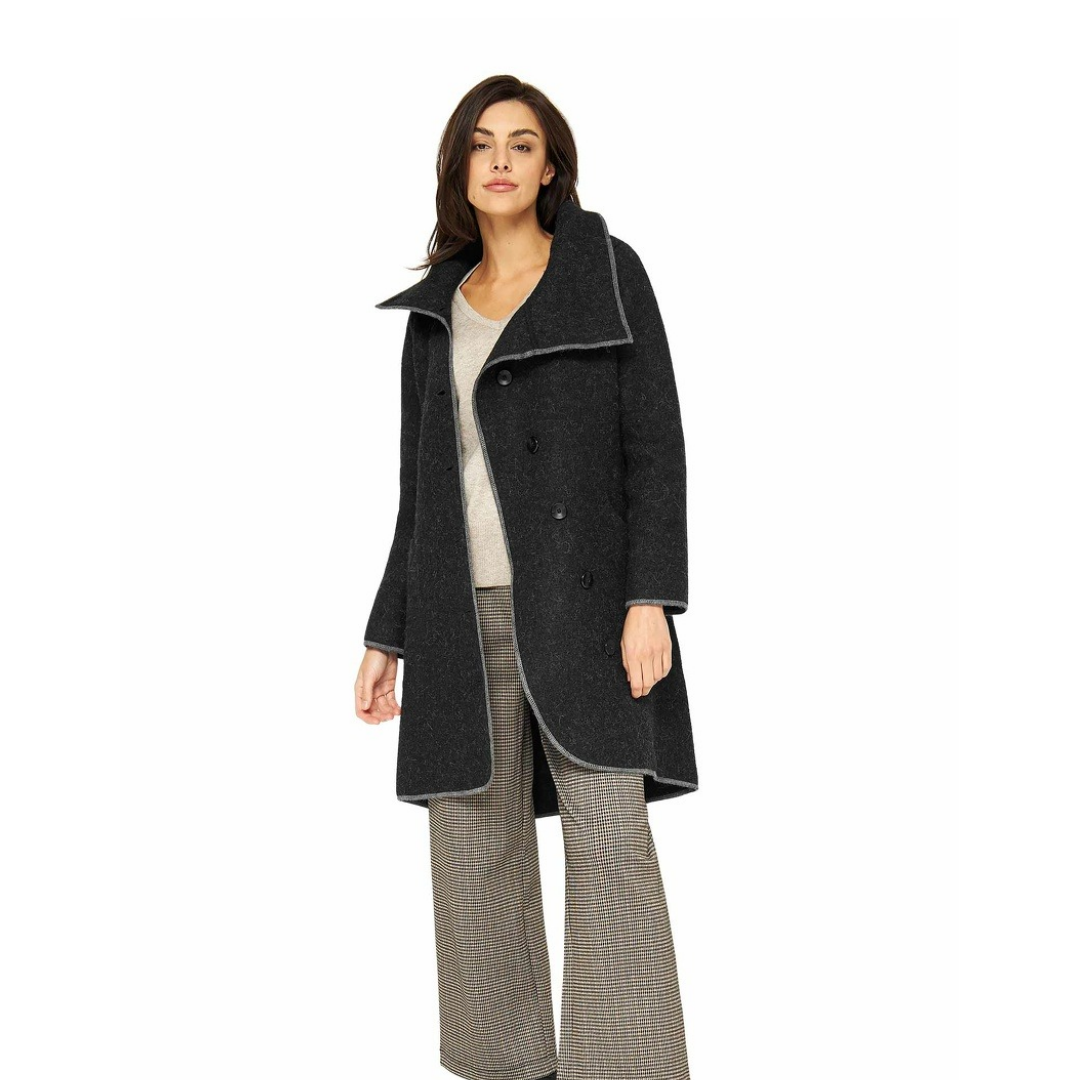 Verdancia-Apu Kuntur - Alpaka Mantel ASI – Damen Wollmantel aus Alpaka & Wolle-Mantel-Black-Deal-Outlet-by-ARCHIVIST