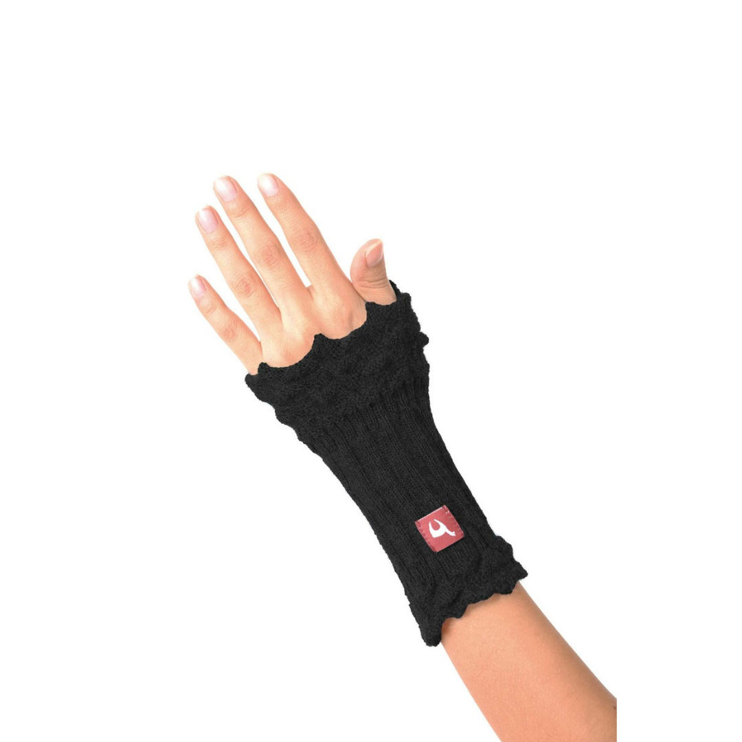 Verdancia-Apu Kuntur - Alpaka Pulswärmer - Bernice - 100% Baby-Alpaka-Pulswärmer-Black-Deal-Outlet-by-ARCHIVIST