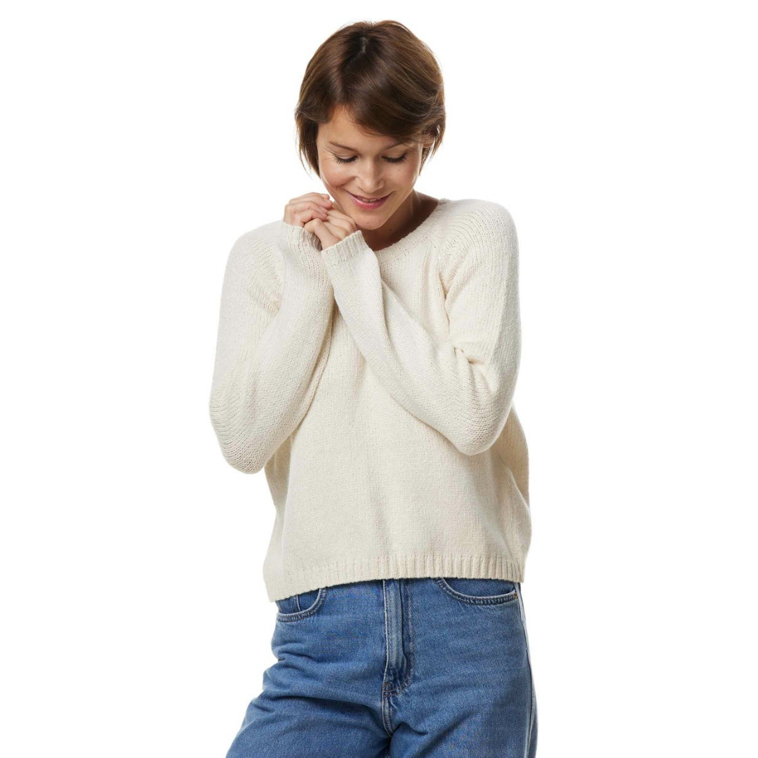 Verdancia-Apu Kuntur - Alpaka Rundhals Pullover ELLA – Baby Alpaka & Bio-Pima Baumwolle-Pullover-Black-Deal-Outlet-by-ARCHIVIST