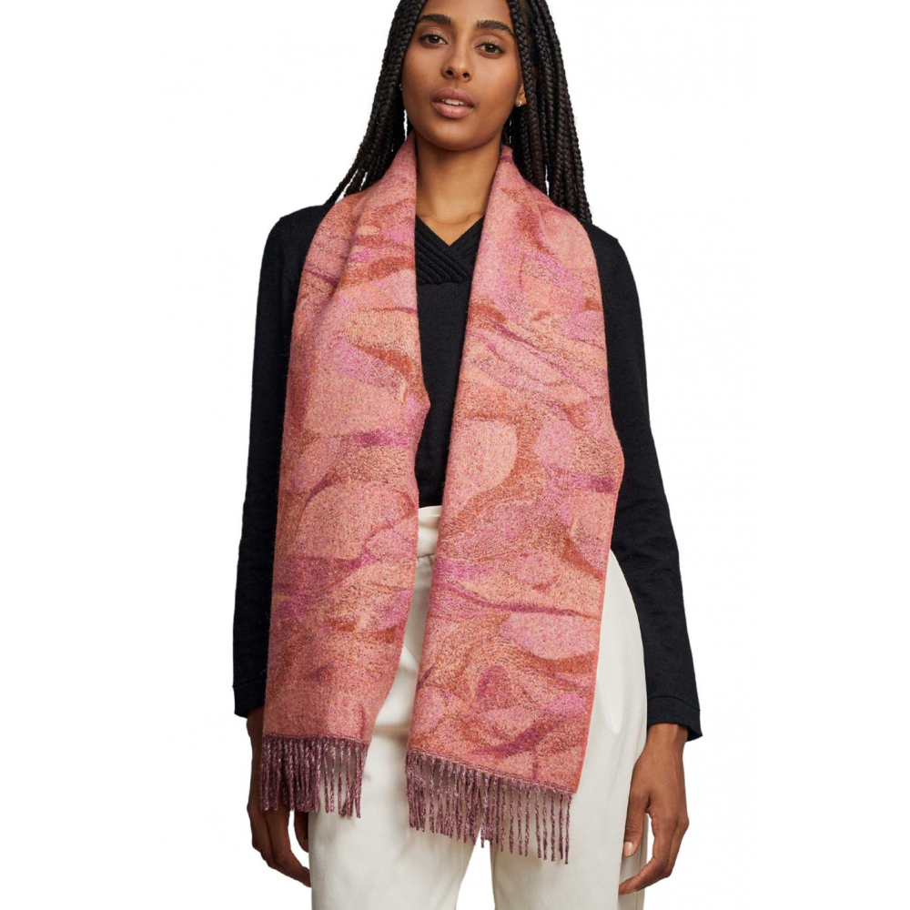 Verdancia-Kuna - Alpaka Webschal Willing – 100 % Baby‑Alpaka - einmaliges Muster-Schals-Black-Deal-Outlet-by-ARCHIVIST