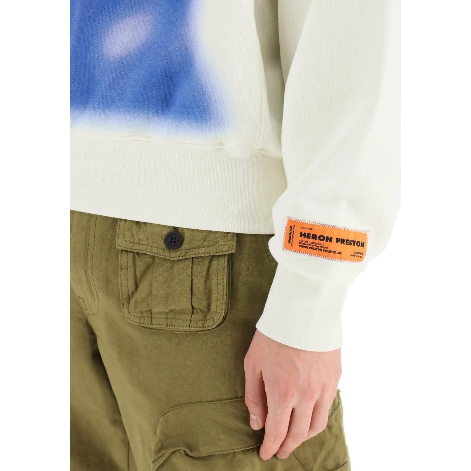 Heron Preston-Heron Preston Beware Of Dog Cotton Sweatshirt-MEN CLOTHING-Black-Deal-Outlet-by-ARCHIVIST