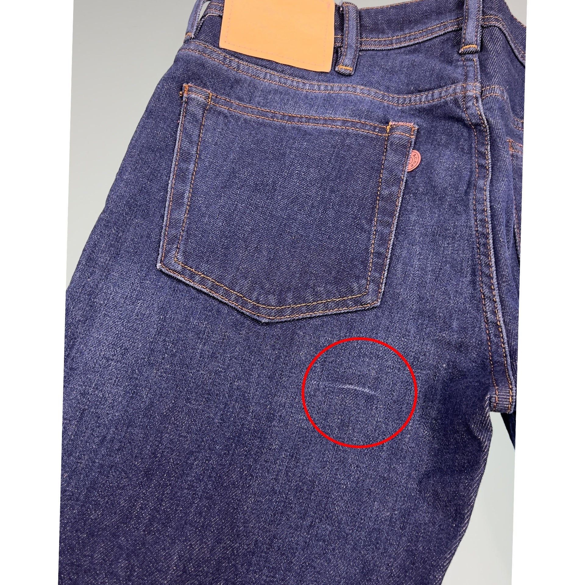 Acne Studios-Acne Studios Blå Konst Cotton Denim Jeans-MEN CLOTHING-Black-Deal-Outlet-by-ARCHIVIST