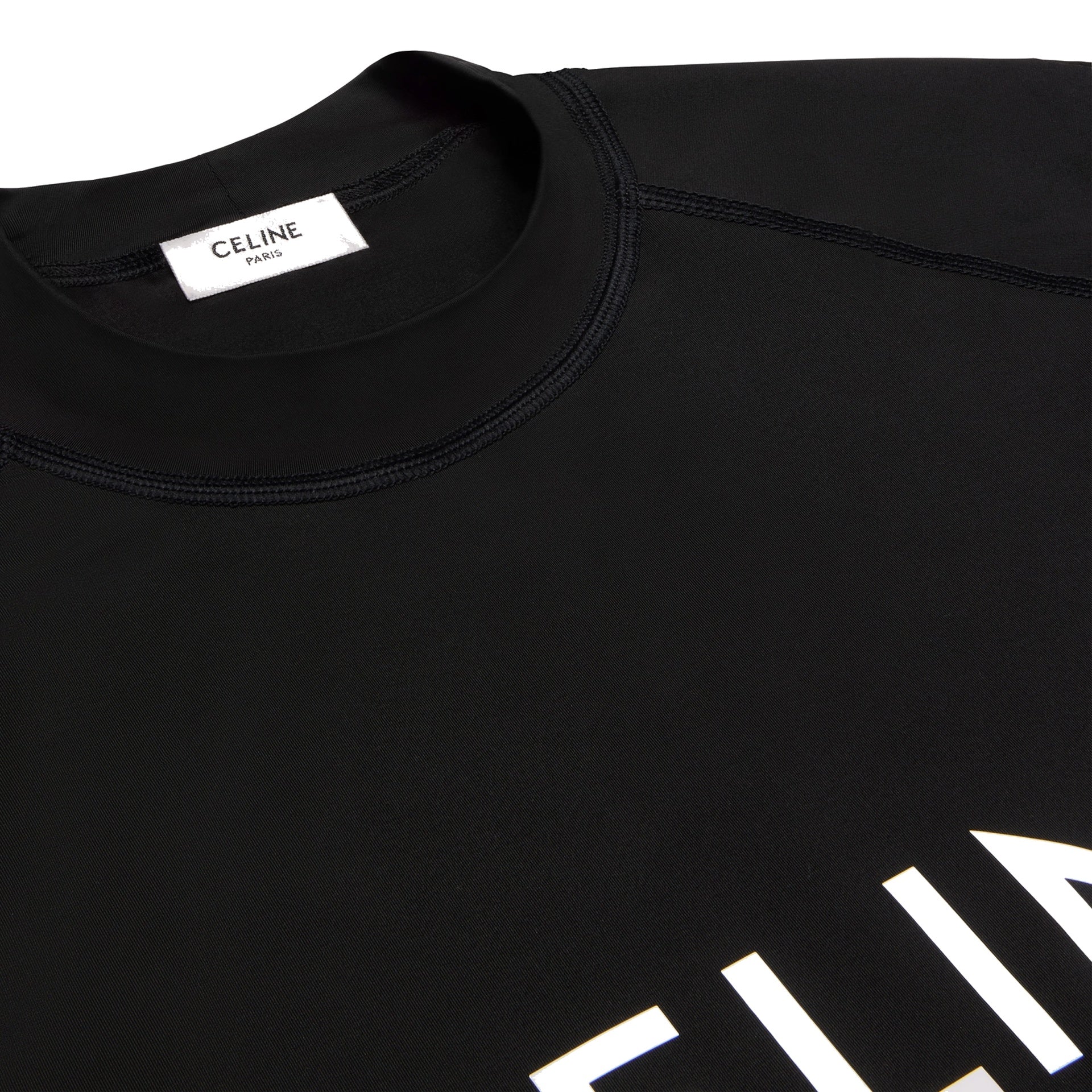 Celine Surf Logo Stretch-Jersey T-Shirt