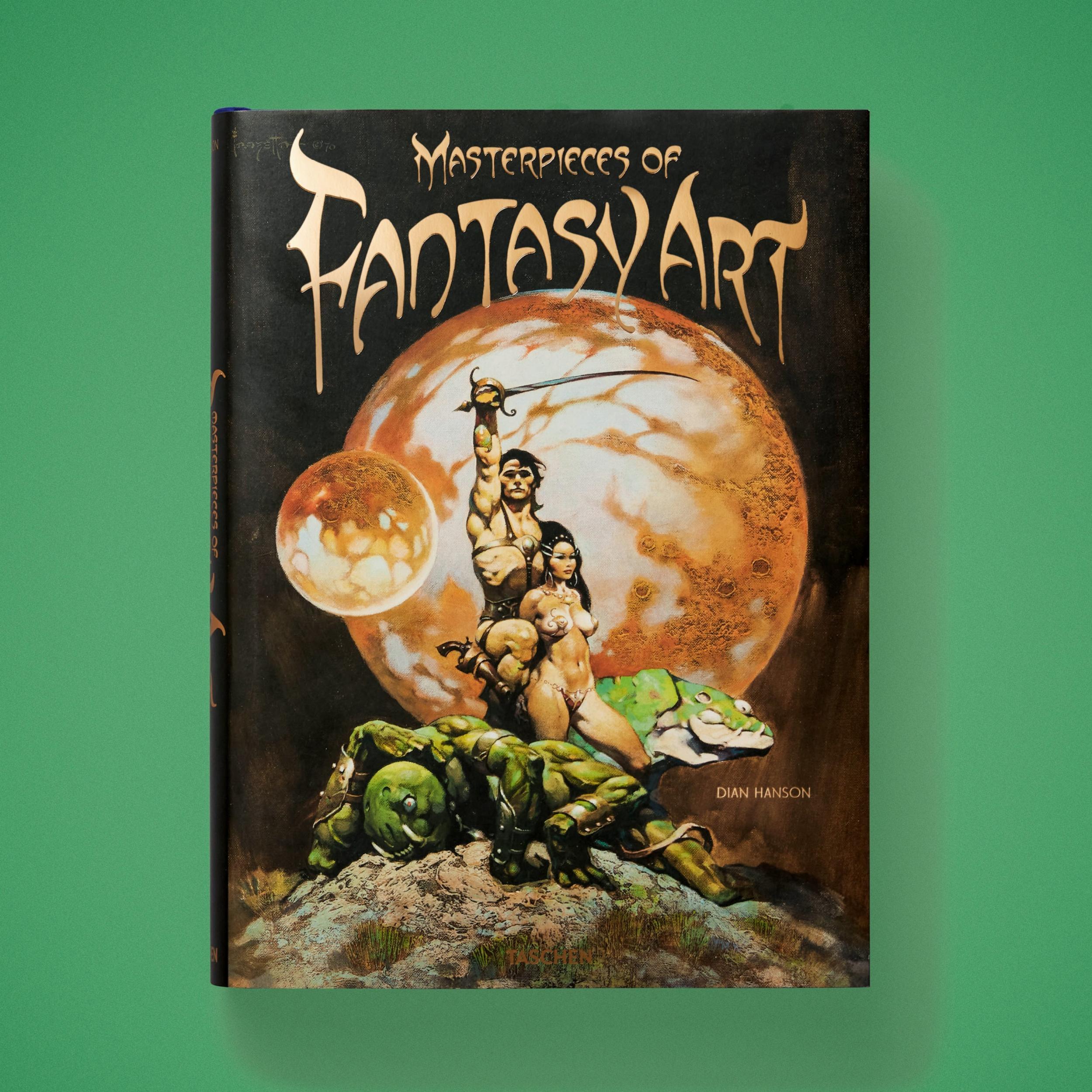 Taschen-Masterpieces of Fantasy Art (German, French, English)-Art-Black-Deal-Outlet-by-ARCHIVIST