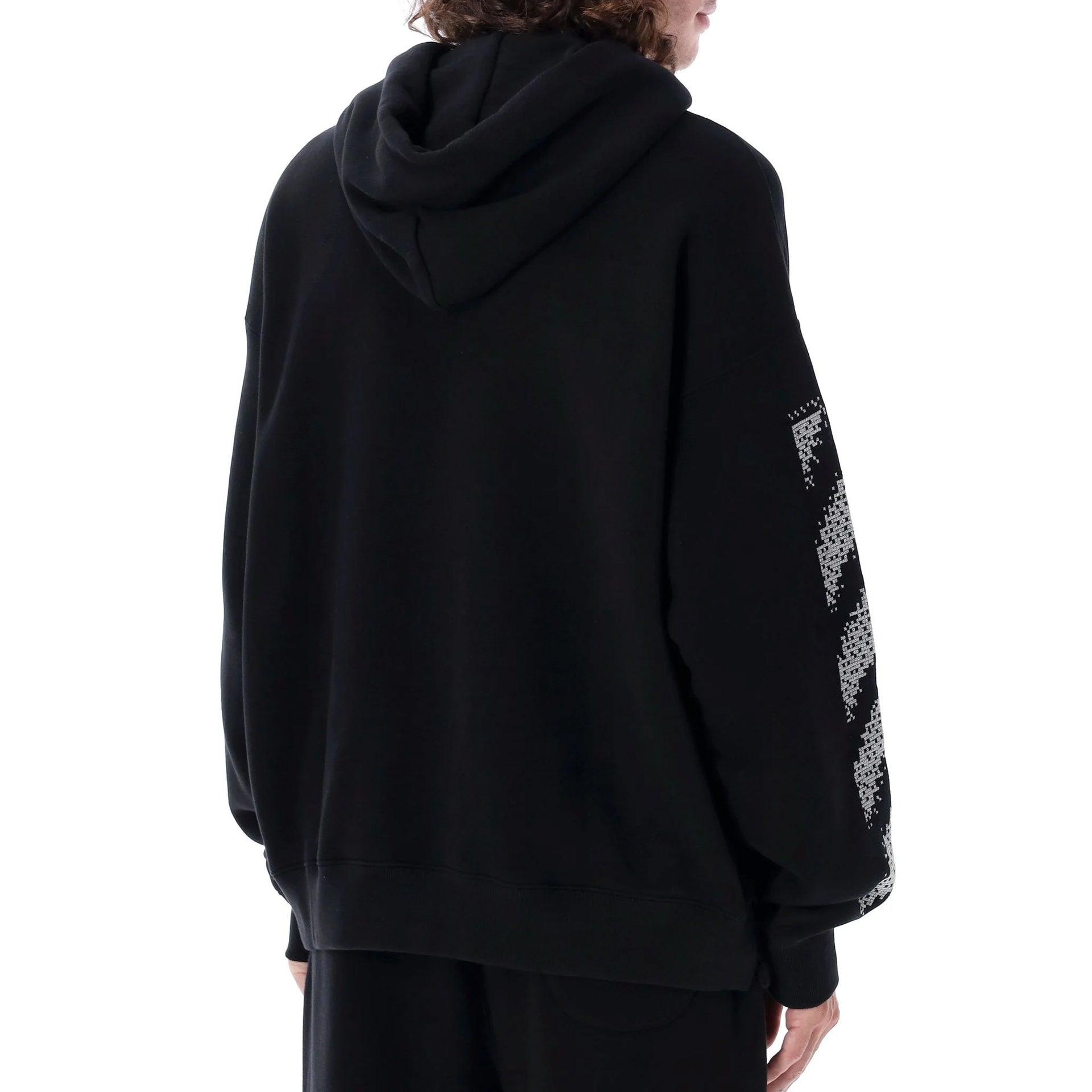 Off White-Off-White Pixel Diag Skate Hooded Sweatshirt-MEN CLOTHING-Black-Deal-Outlet-by-ARCHIVIST