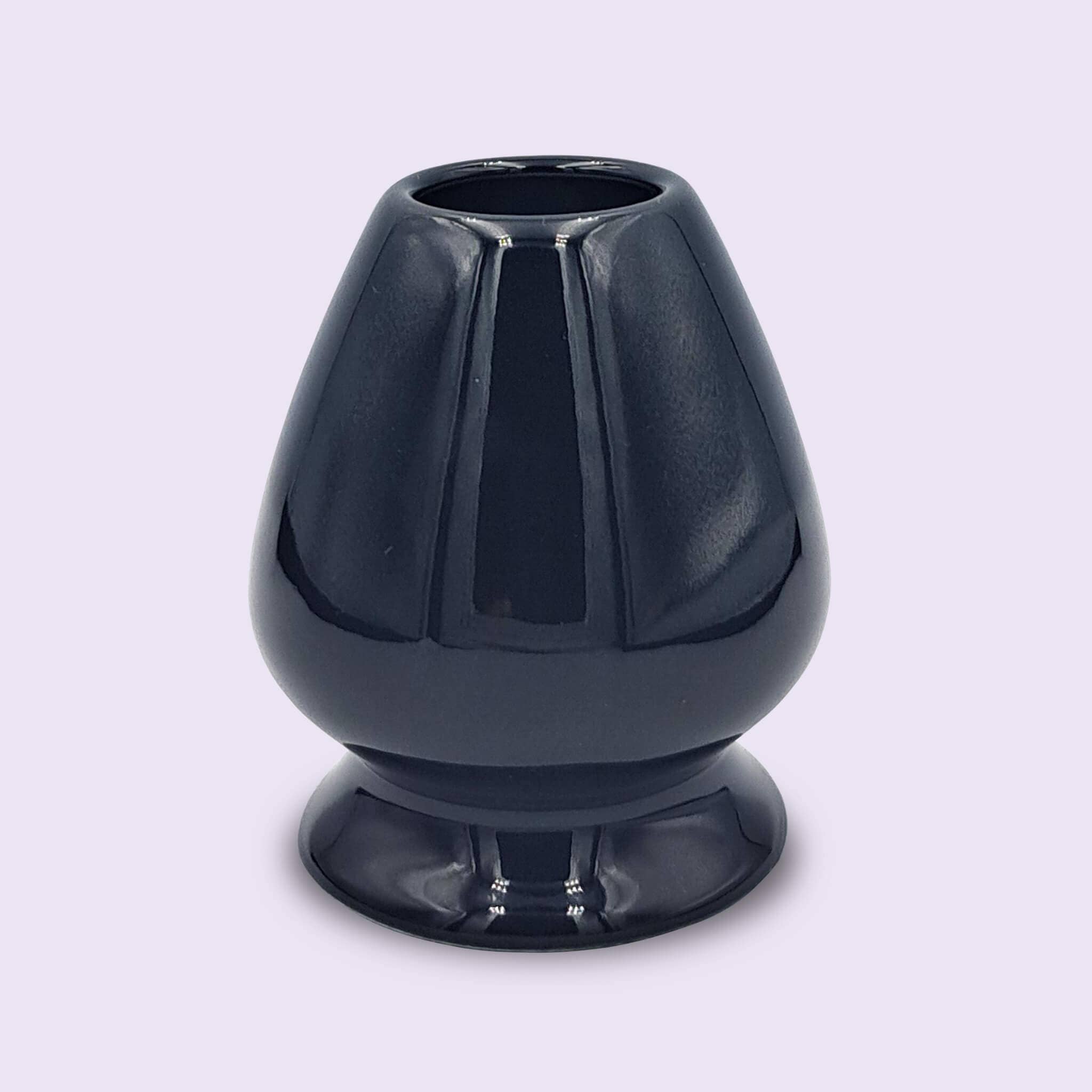 Verdancia-Matcha Besen Halter Kusenaoshi Schwarz aus Keramik-Matchabesen-Black-Deal-Outlet-by-ARCHIVIST