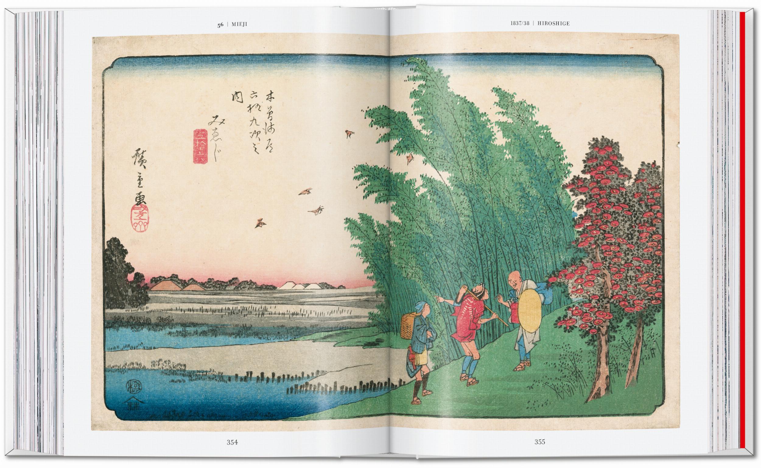 Taschen-Hiroshige & Eisen. The Sixty-Nine Stations along the Kisokaido. 40th Ed. (Spanish, English, Italian)-Art-Black-Deal-Outlet-by-ARCHIVIST
