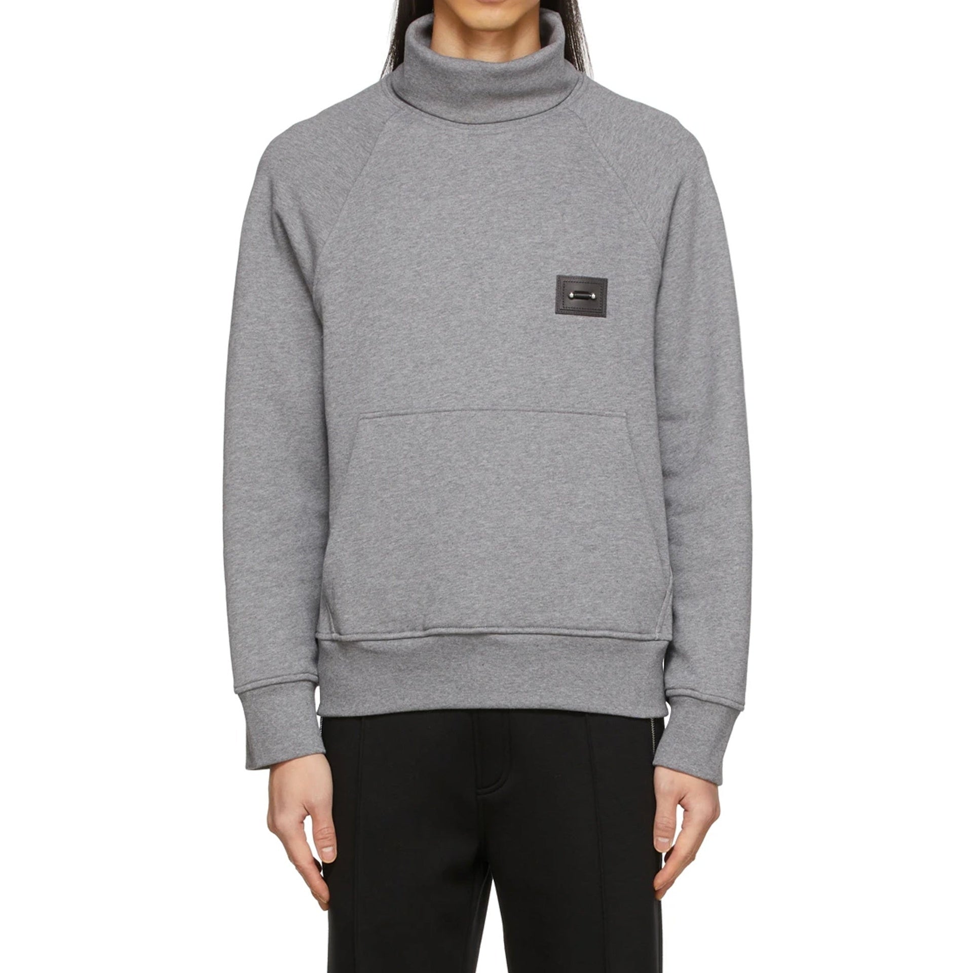 Neil Barrett-Neil Barrett Jewel Turtleneck Sweatshirt-MEN CLOTHING-Black-Deal-Outlet-by-ARCHIVIST