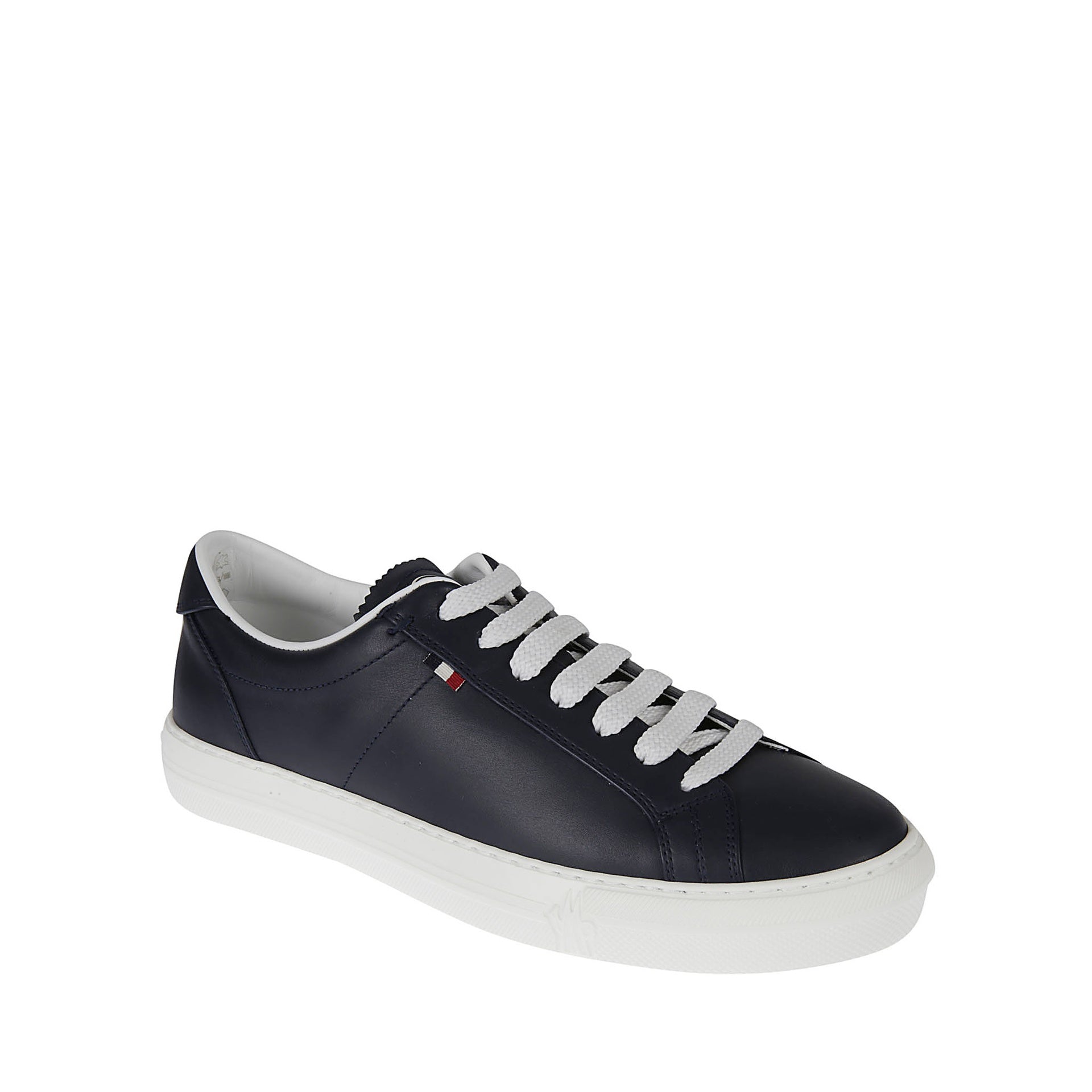 Moncler Monaco Leather Sneakers