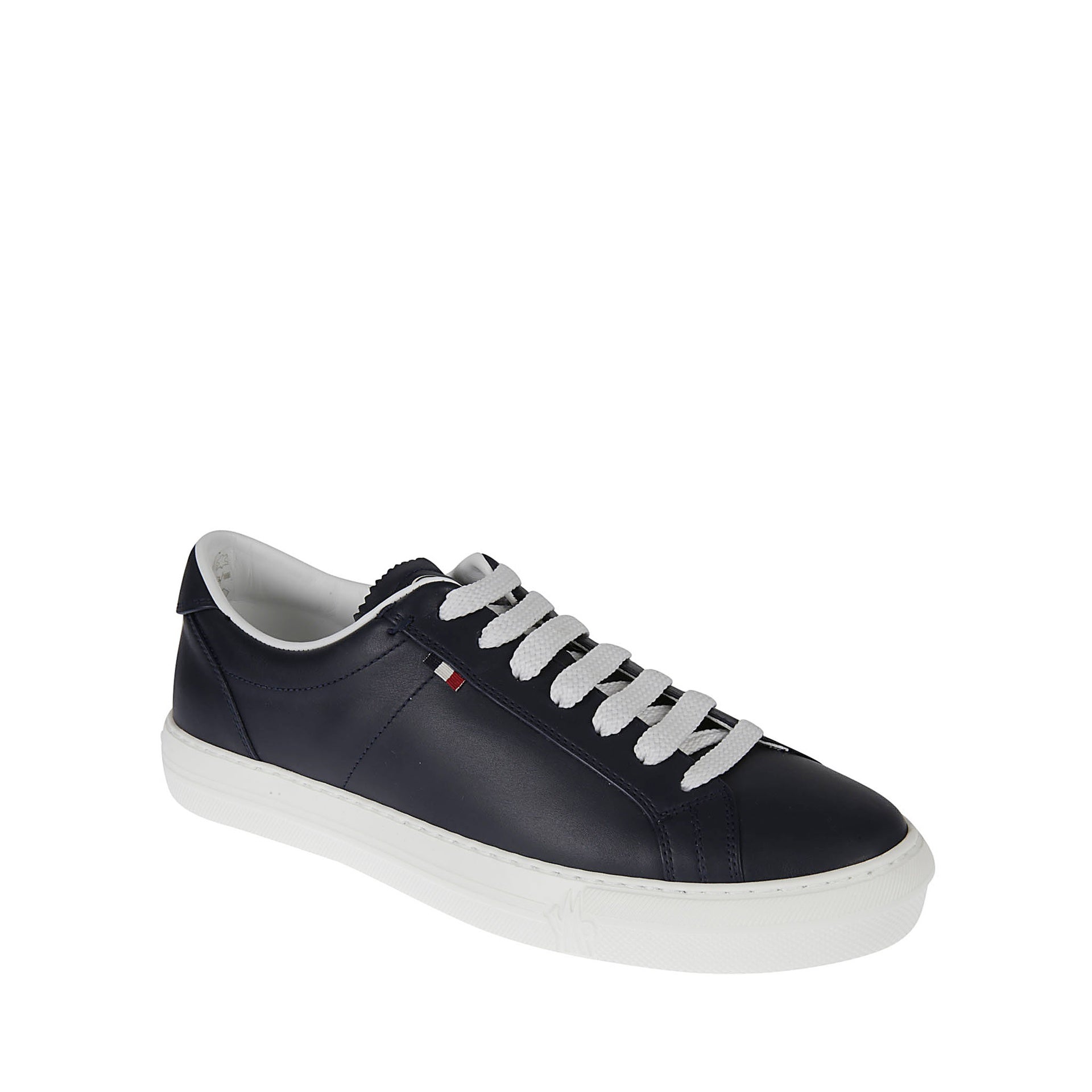 Moncler-Moncler Monaco Leather Sneakers-MEN SHOES-Black-Deal-Outlet-by-ARCHIVIST