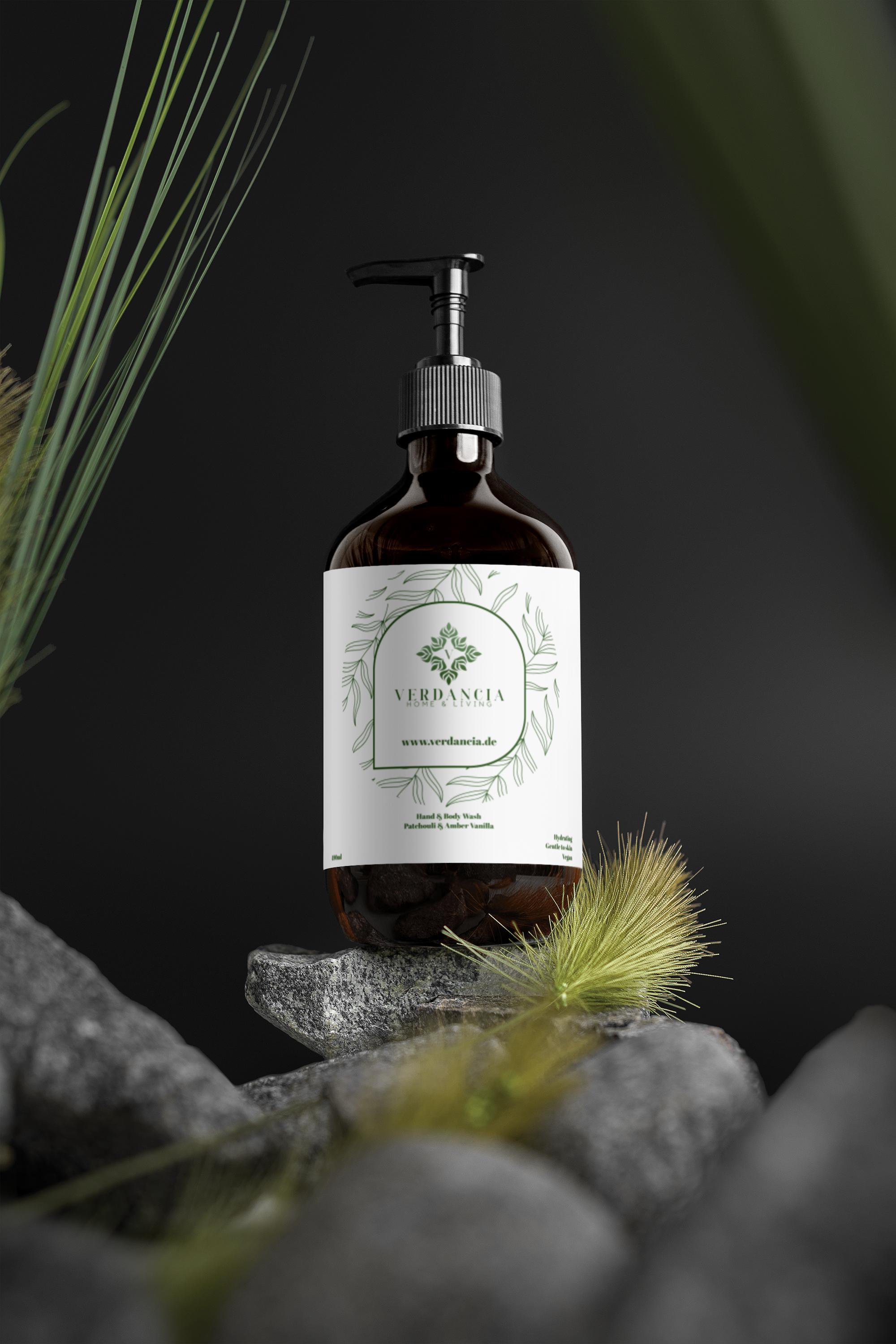 Verdancia-Hand & Body Wash Patchouli & Amber Vanilla-Pflegeartikel-Black-Deal-Outlet-by-ARCHIVIST