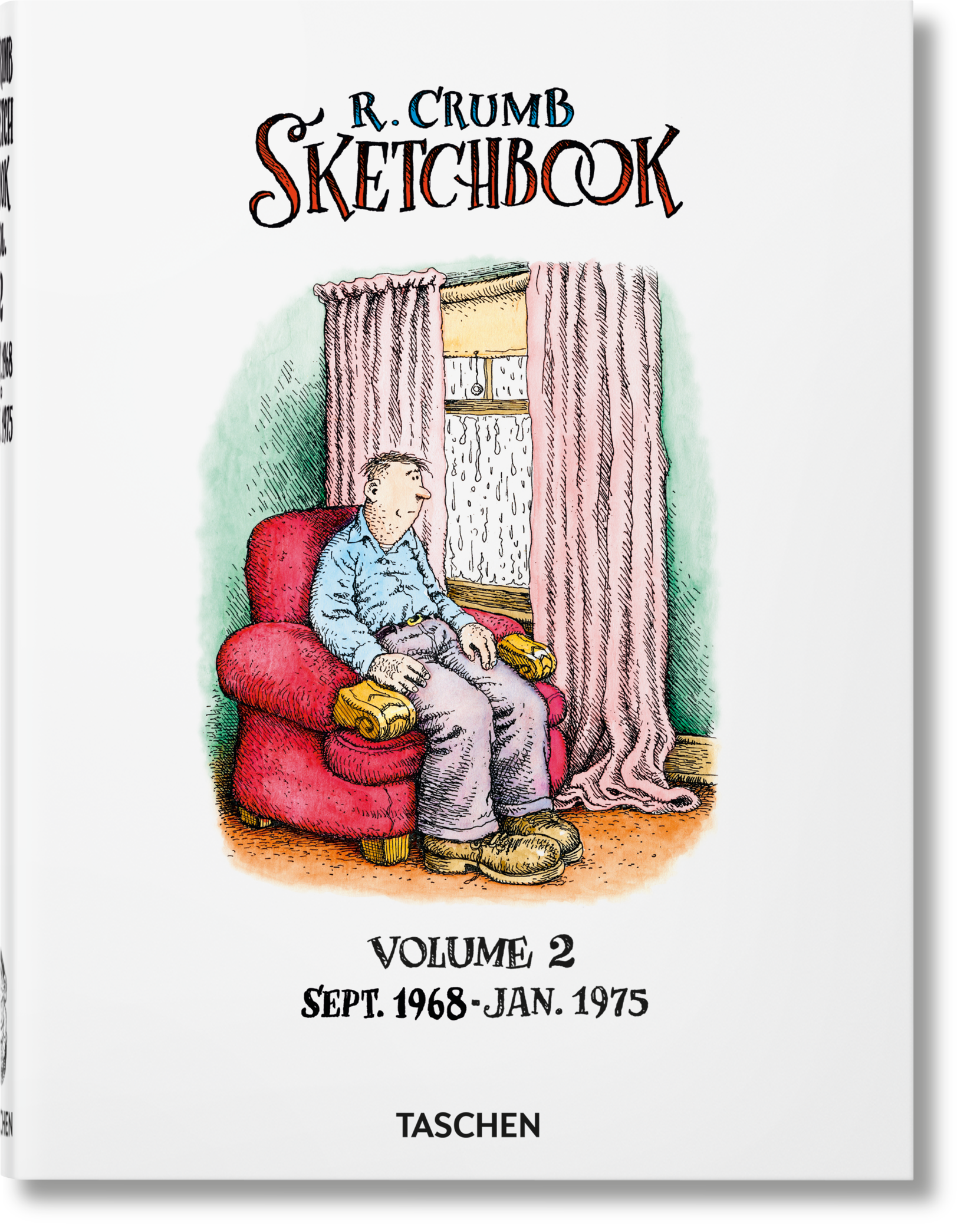 Taschen-Robert Crumb. Sketchbook Vol. 2. 1968–1975 (English)-Sexy Books-Black-Deal-Outlet-by-ARCHIVIST