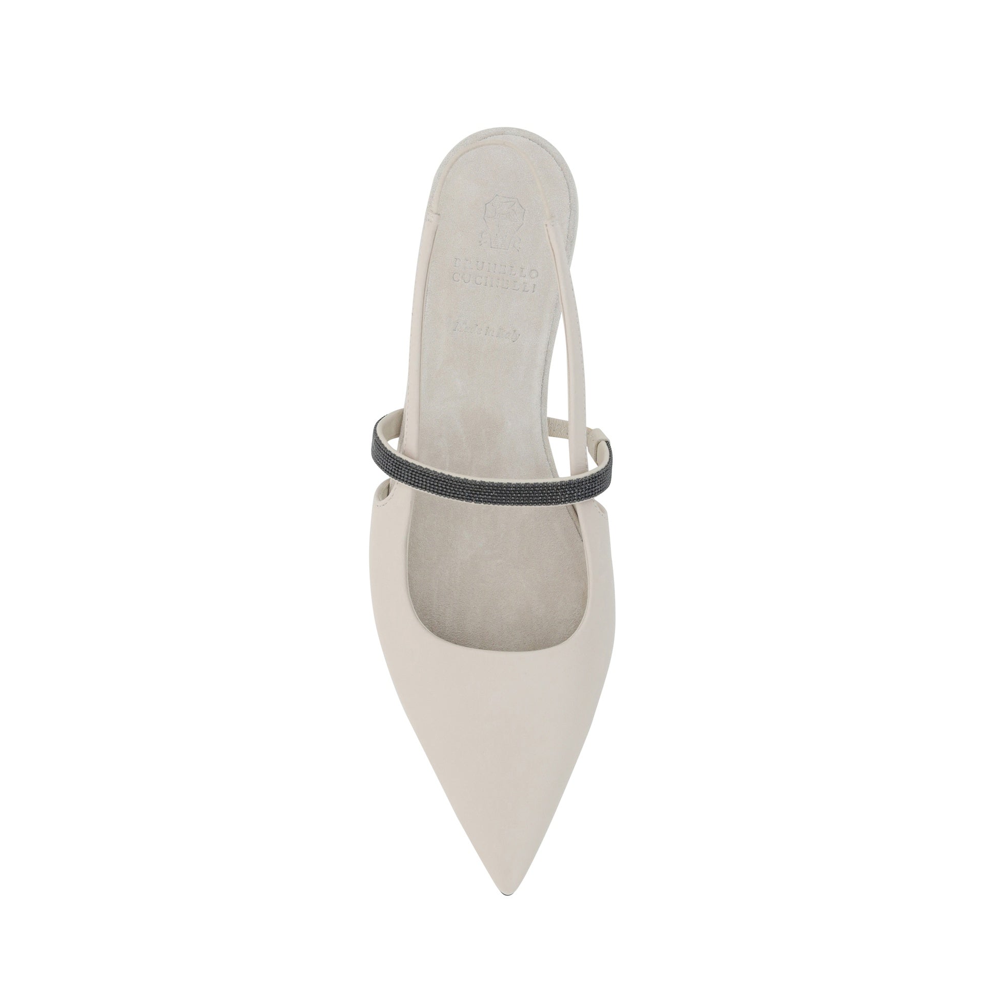 Brunello Cucinelli-Brunello Cucinelli Slingback Flats-WOMEN SHOES-Black-Deal-Outlet-by-ARCHIVIST