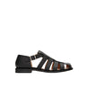 Loewe-Loewe Campo Leather Sandals-MEN SHOES-Black-Deal-Outlet-by-ARCHIVIST