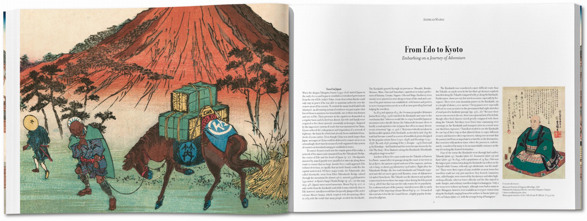 Taschen-Hiroshige & Eisen. The Sixty-Nine Stations along the Kisokaido (German, French, English)-Art-Black-Deal-Outlet-by-ARCHIVIST