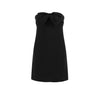 Saint Laurent-Saint Laurent Mini Dress-WOMEN CLOTHING-Black-Deal-Outlet-by-ARCHIVIST
