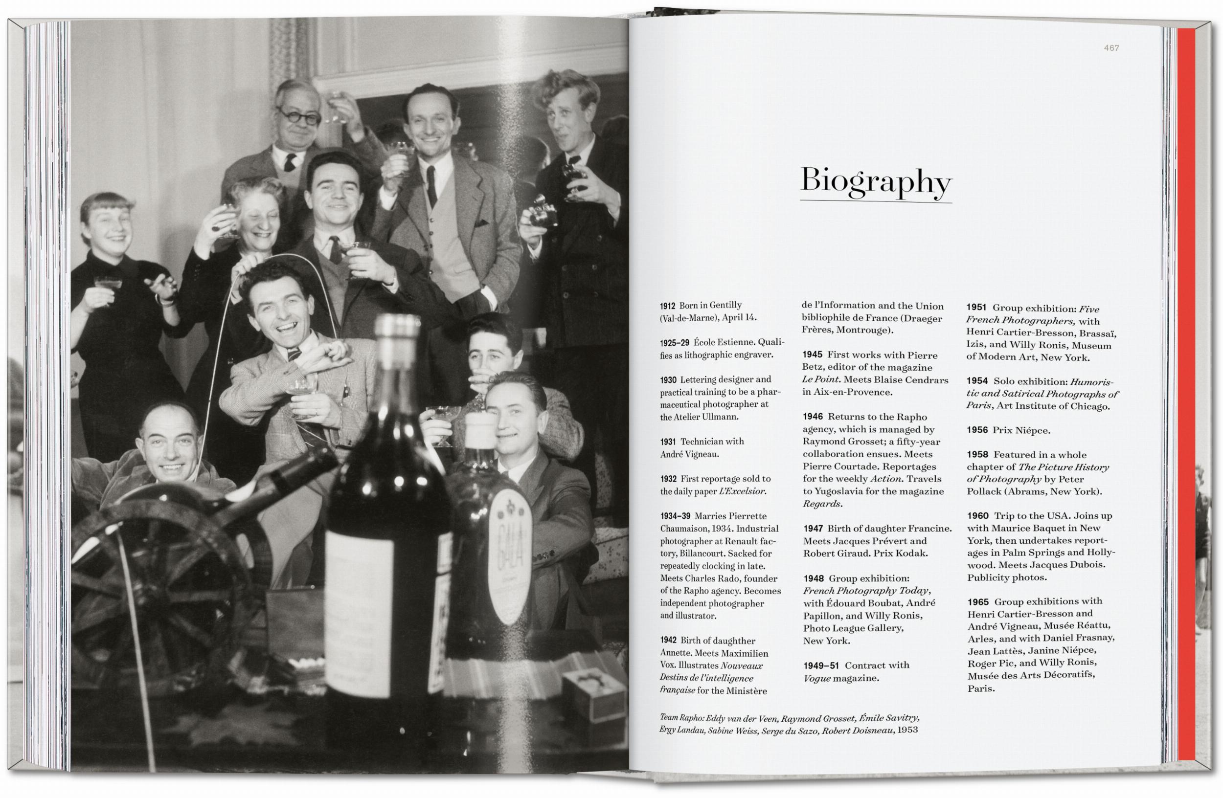 Taschen-Robert Doisneau. Paris. 45th Ed. (German, French, English)-Photography-Black-Deal-Outlet-by-ARCHIVIST