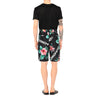 Moschino Couture-Moschino Floral Print Silk Shorts-MEN CLOTHING-Black-Deal-Outlet-by-ARCHIVIST