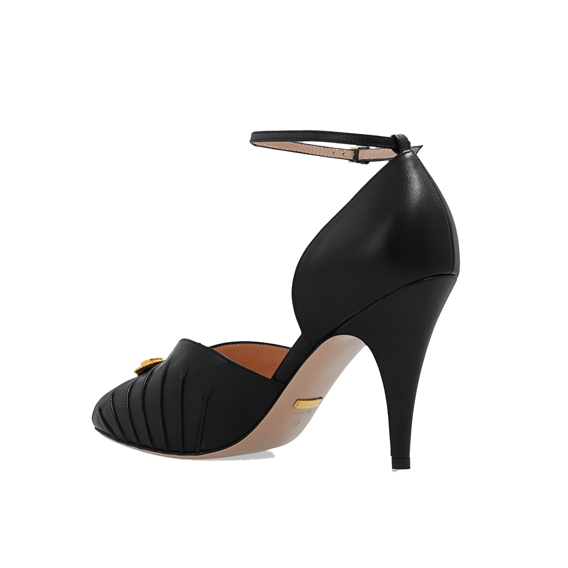 Gucci-Gucci Leather Pumps-WOMEN SHOES-Black-Deal-Outlet-by-ARCHIVIST