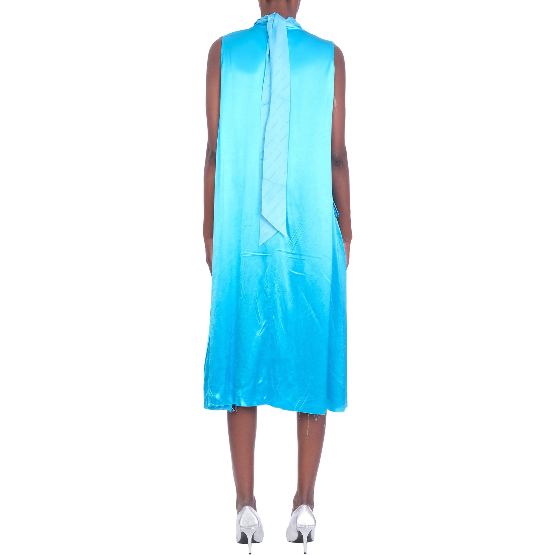 Balenciaga-Balenciaga Logo-Jacquard Midi Dress-WOMEN CLOTHING-Black-Deal-Outlet-by-ARCHIVIST