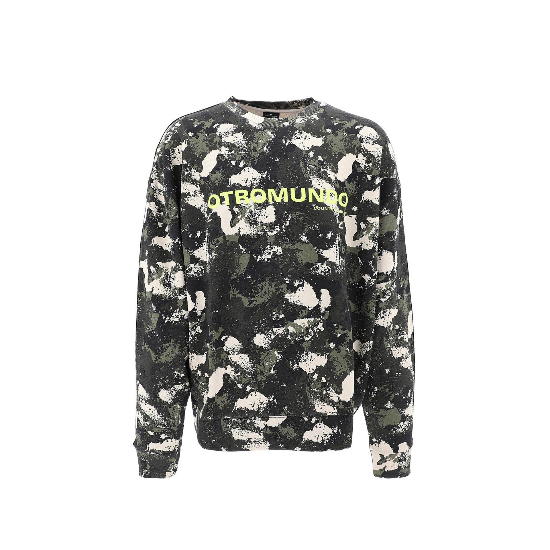 Marcelo Burlon County Of Milan-Marcelo Burlon Otromundo Camouflage Sweatshirt-MEN CLOTHING-Black-Deal-Outlet-by-ARCHIVIST