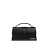 Jacquemus-Jacquemus Le Grand Bambino Bag - Silver Logo-WOMEN BAGS-Black-Deal-Outlet-by-ARCHIVIST