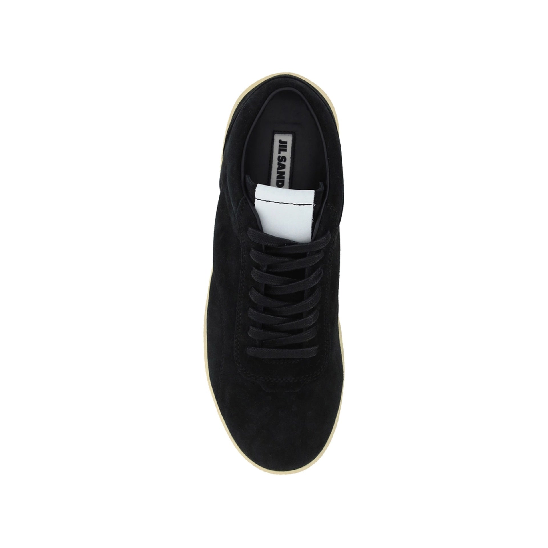 Jil Sander-Jil Sander Leather Sneakers-MEN SHOES-Black-Deal-Outlet-by-ARCHIVIST