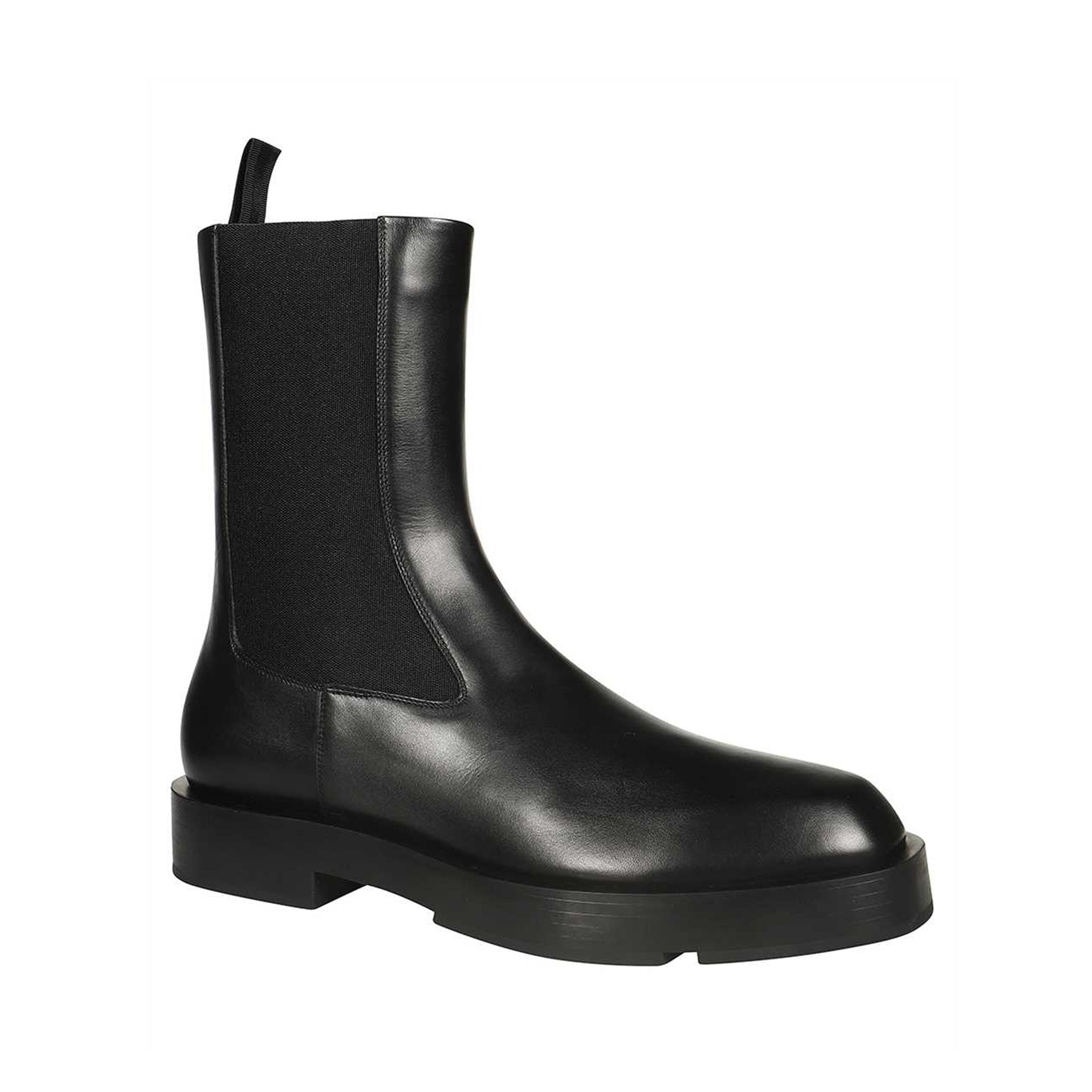 Givenchy-Givenchy Chelsea Leather Boots-MEN SHOES-Black-Deal-Outlet-by-ARCHIVIST