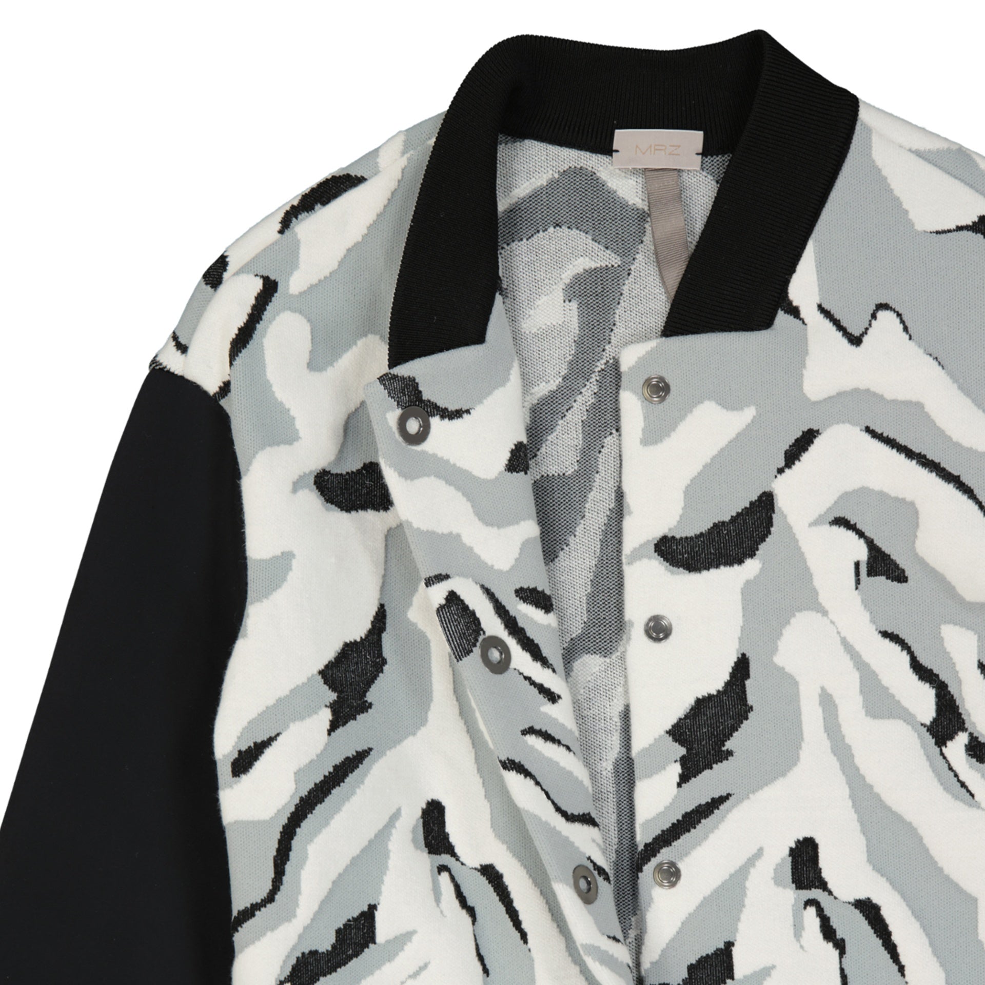 MRZ-MRZ Wool Blend Coat-WOMEN CLOTHING-Black-Deal-Outlet-by-ARCHIVIST