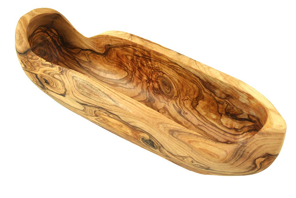 Verdancia-Olivenholz Brotschale ca. 25 – 34 cm-Black-Deal-Outlet-by-ARCHIVIST