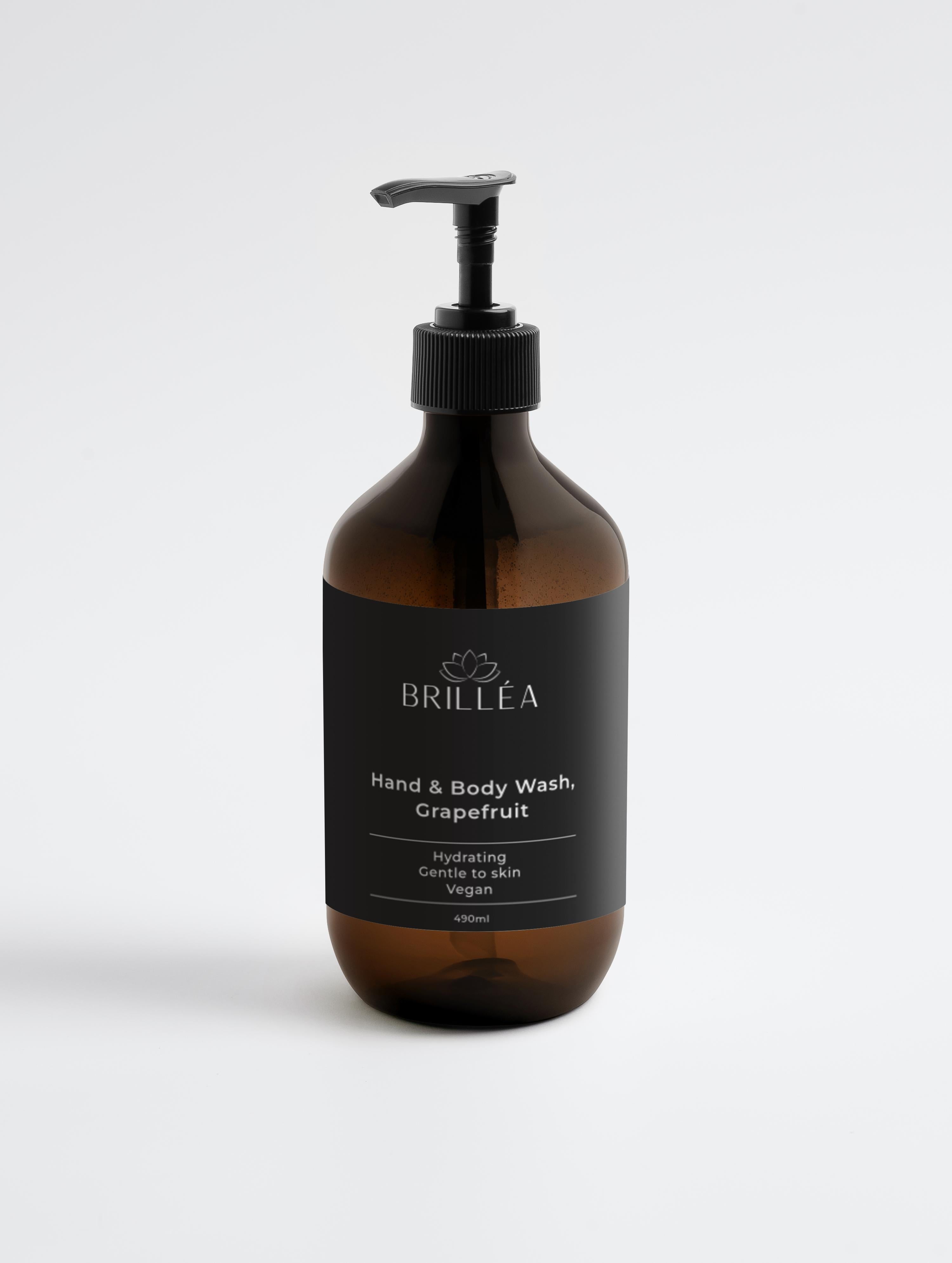Brilléa-Naturseife Hand & Body Grapefruit - 490ml-SKINCARE-Black-Deal-Outlet-by-ARCHIVIST