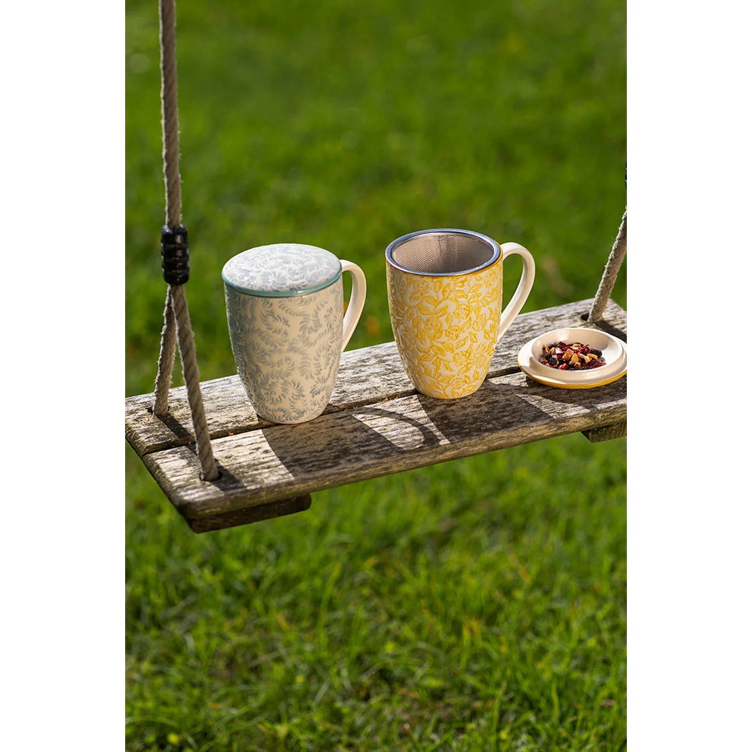 Genusskontor-TRANQUILLO Tasse mit Teesieb RUSTIC blau 400ml-Black-Deal-Outlet-by-ARCHIVIST