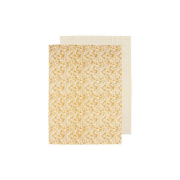 Genusskontor-TRANQUILLO Geschirrtuch FLORAL 2er-Set-Black-Deal-Outlet-by-ARCHIVIST