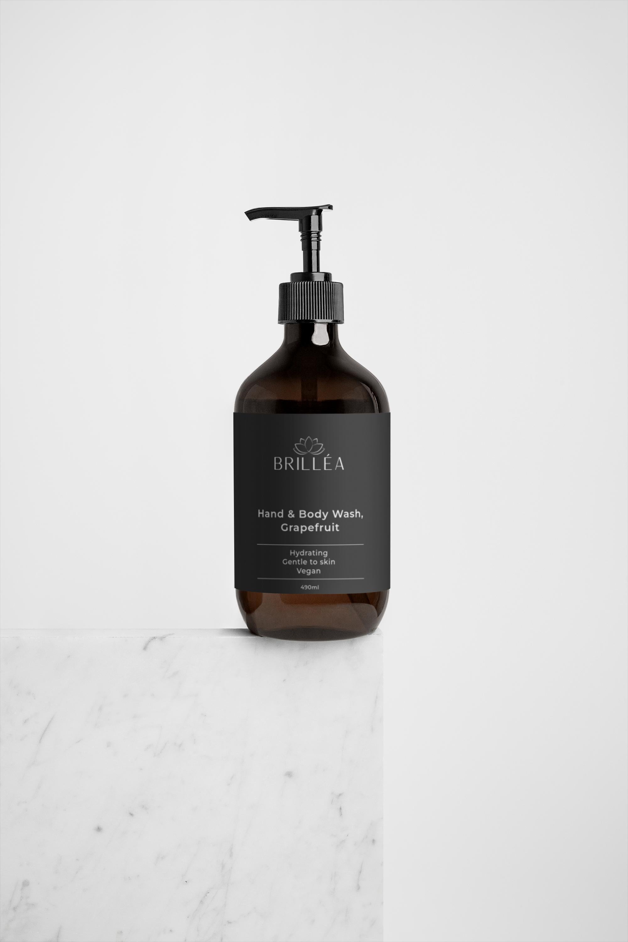 Brilléa-Naturseife Hand & Body Grapefruit - 490ml-SKINCARE-Black-Deal-Outlet-by-ARCHIVIST