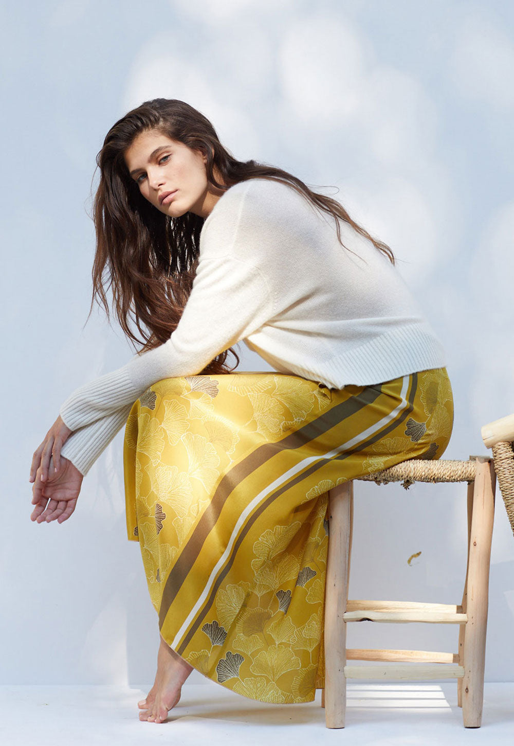 The Leandra Skirt Ginkgo-Kleider & Röcke-Antonia Zander-OUTLET-ARCHIVIST-ARCHIVE-SALE