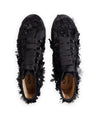 Viktor & Rolf-SUPERGA BLACK FLOWERS PLATFORM SNEAKER-Sneaker-Black-Deal-Outlet-by-ARCHIVIST