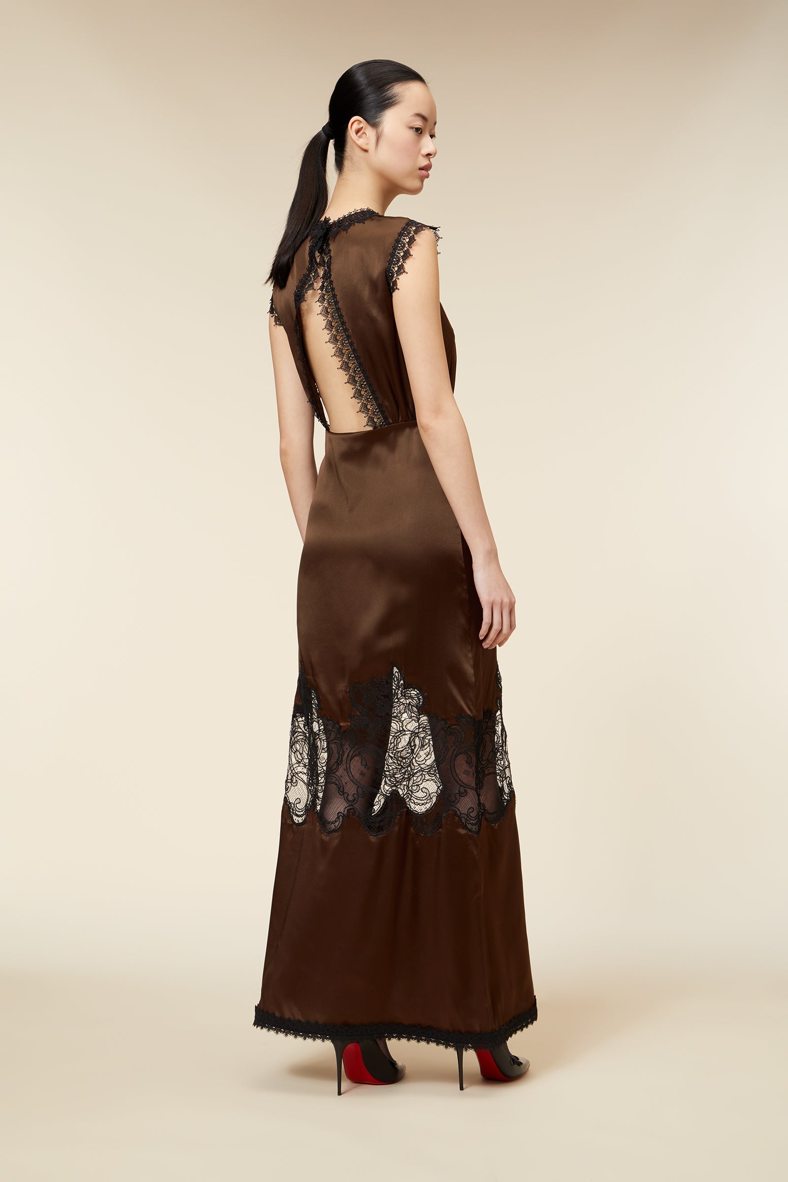 LACE CAMISOLE LONG DRESS