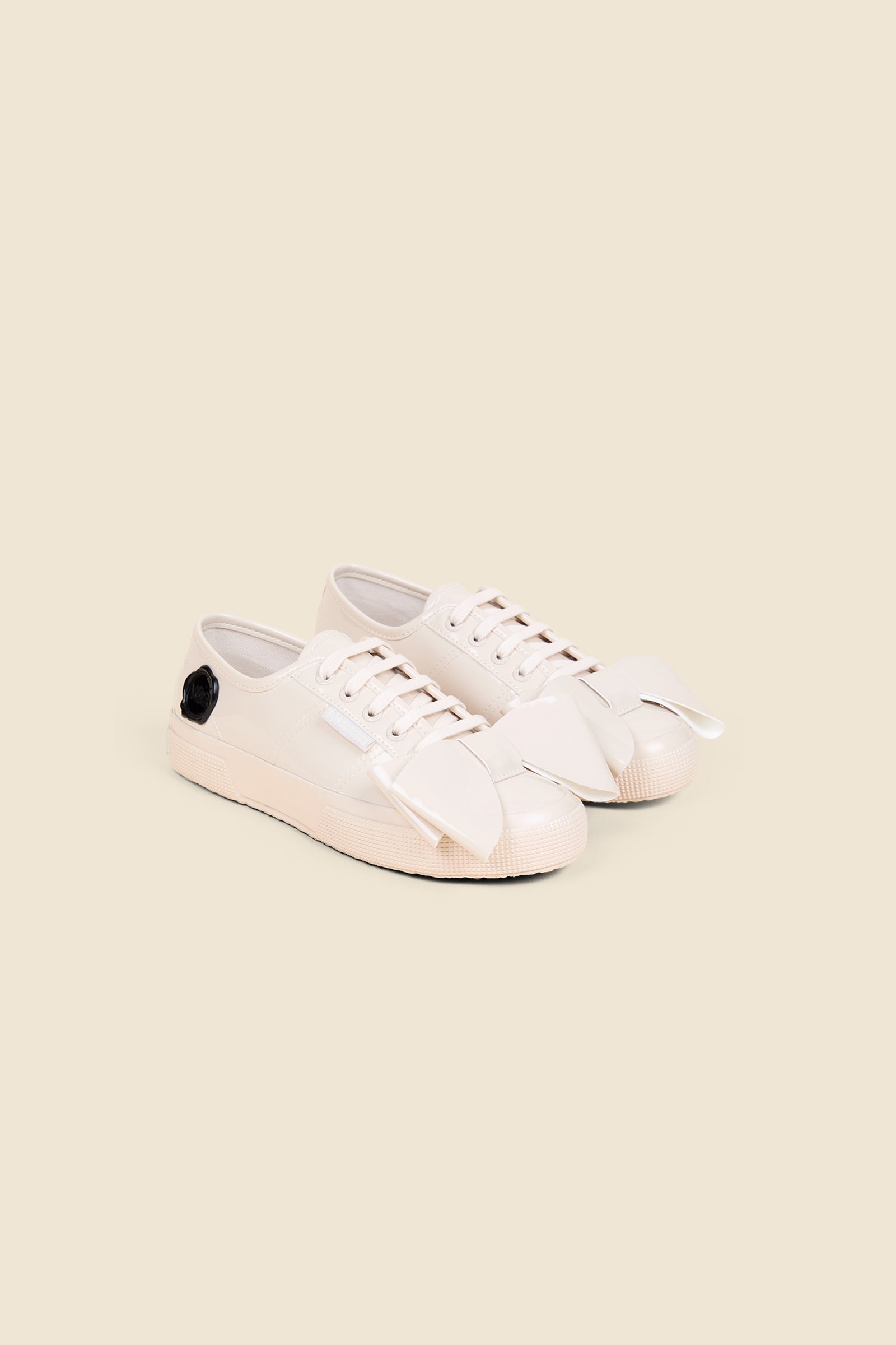 Viktor & Rolf-SUPERGA LOW CUT SNEAKER-Sneaker-Black-Deal-Outlet-by-ARCHIVIST