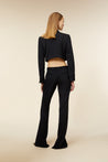 Viktor & Rolf-SLIM FLARE PANTS-Hosen-Black-Deal-Outlet-by-ARCHIVIST