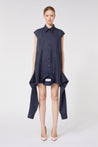 Viktor & Rolf-UPSIDE DOWN SHIRT DRESS-Kleider & Röcke-Black-Deal-Outlet-by-ARCHIVIST