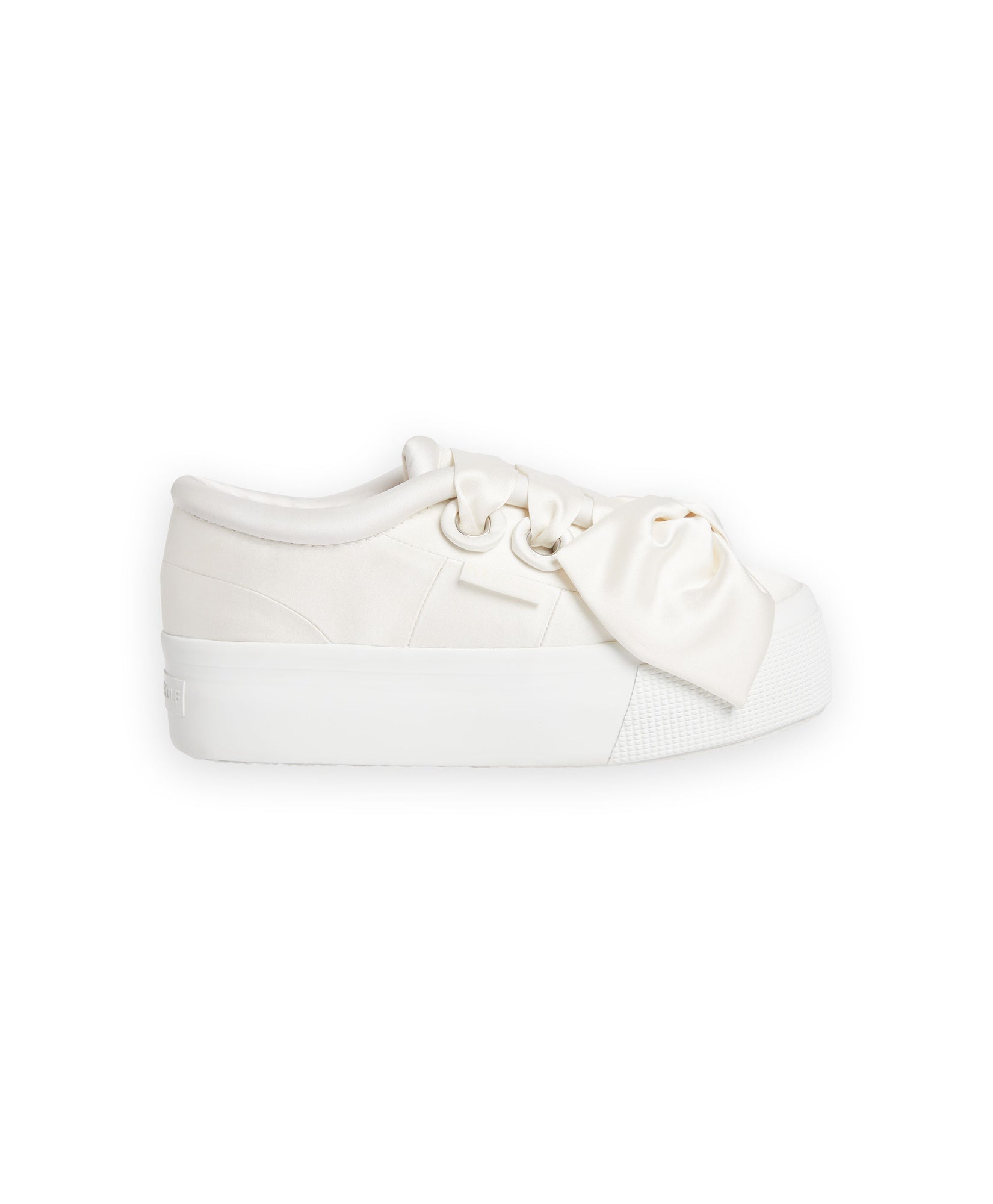 Viktor & Rolf-SUPERGA SATIN BOW SNEAKER-Sneaker-Black-Deal-Outlet-by-ARCHIVIST