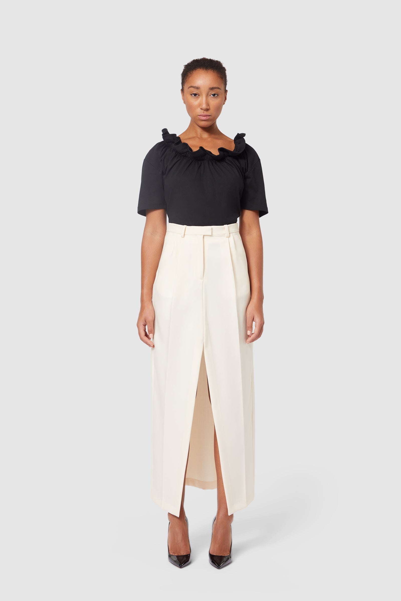 Viktor & Rolf-TROUSER SKIRT-Hosen-Black-Deal-Outlet-by-ARCHIVIST
