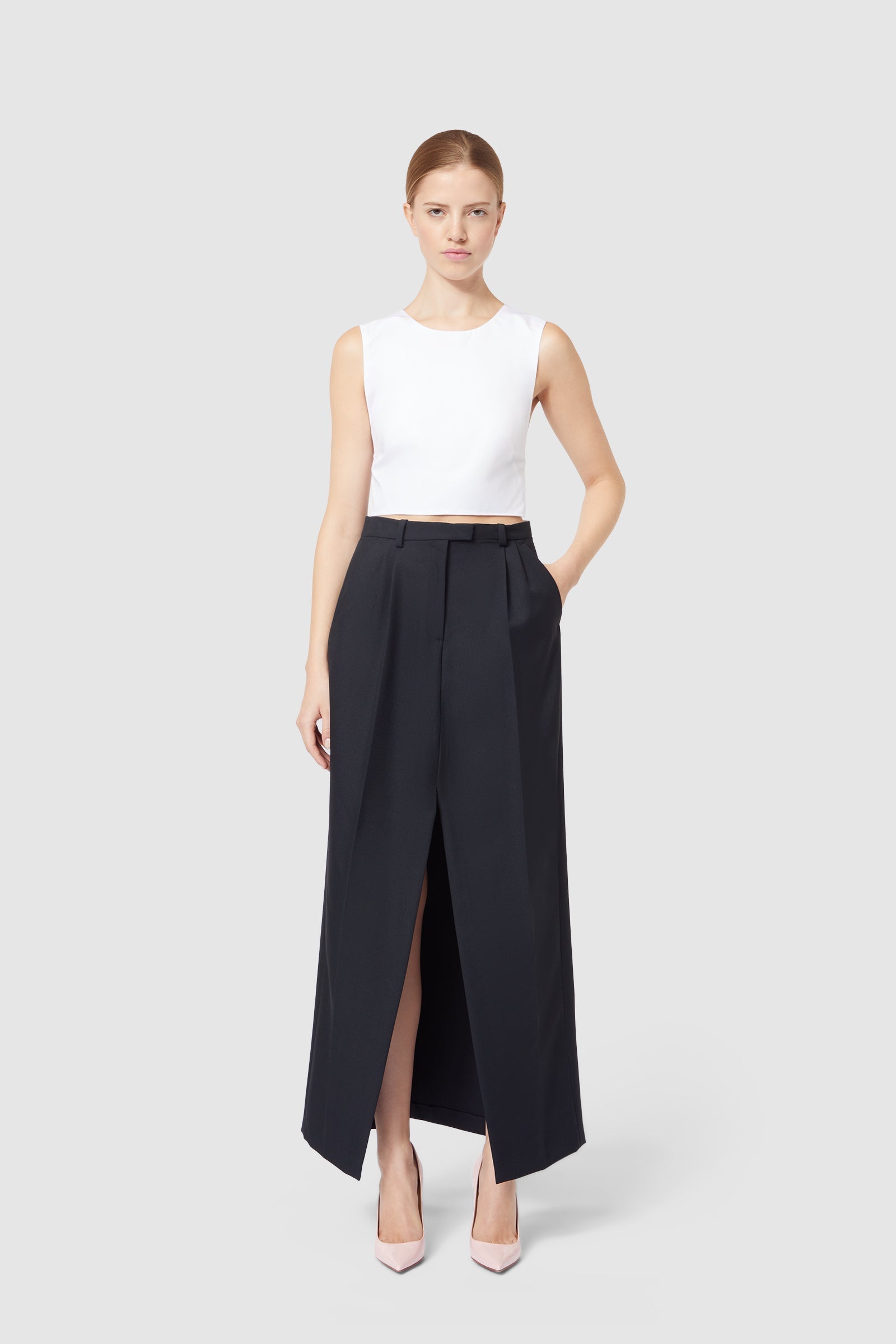 Viktor & Rolf-TROUSER SKIRT-Hosen-Black-Deal-Outlet-by-ARCHIVIST