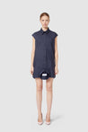 Viktor & Rolf-UPSIDE DOWN SHIRT DRESS-Kleider & Röcke-Black-Deal-Outlet-by-ARCHIVIST