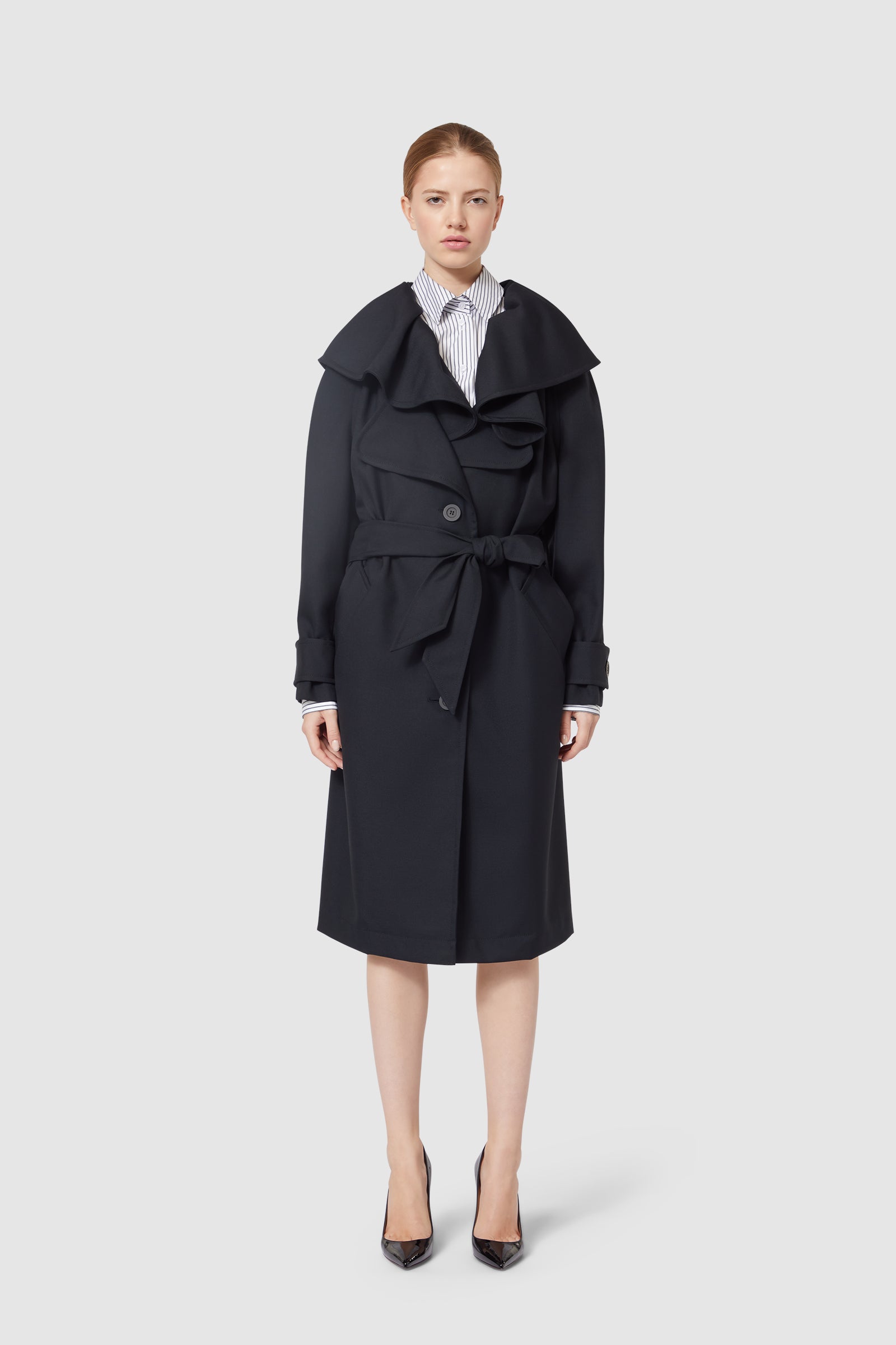 Viktor & Rolf-COUTURE TRENCH-Jacken & Mäntel-Black-Deal-Outlet-by-ARCHIVIST