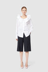 Viktor & Rolf-COUTURE RUFFLE SHIRT-Shirts-Black-Deal-Outlet-by-ARCHIVIST