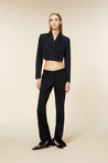 Viktor & Rolf-SLIM FLARE PANTS-Hosen-Black-Deal-Outlet-by-ARCHIVIST