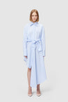 Viktor & Rolf-ASYMMETRICAL WRAP SHIRT DRESS-Kleider & Röcke-Black-Deal-Outlet-by-ARCHIVIST