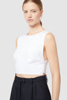 Viktor & Rolf-BOW WRAP CROP TOP-Shirts-Black-Deal-Outlet-by-ARCHIVIST