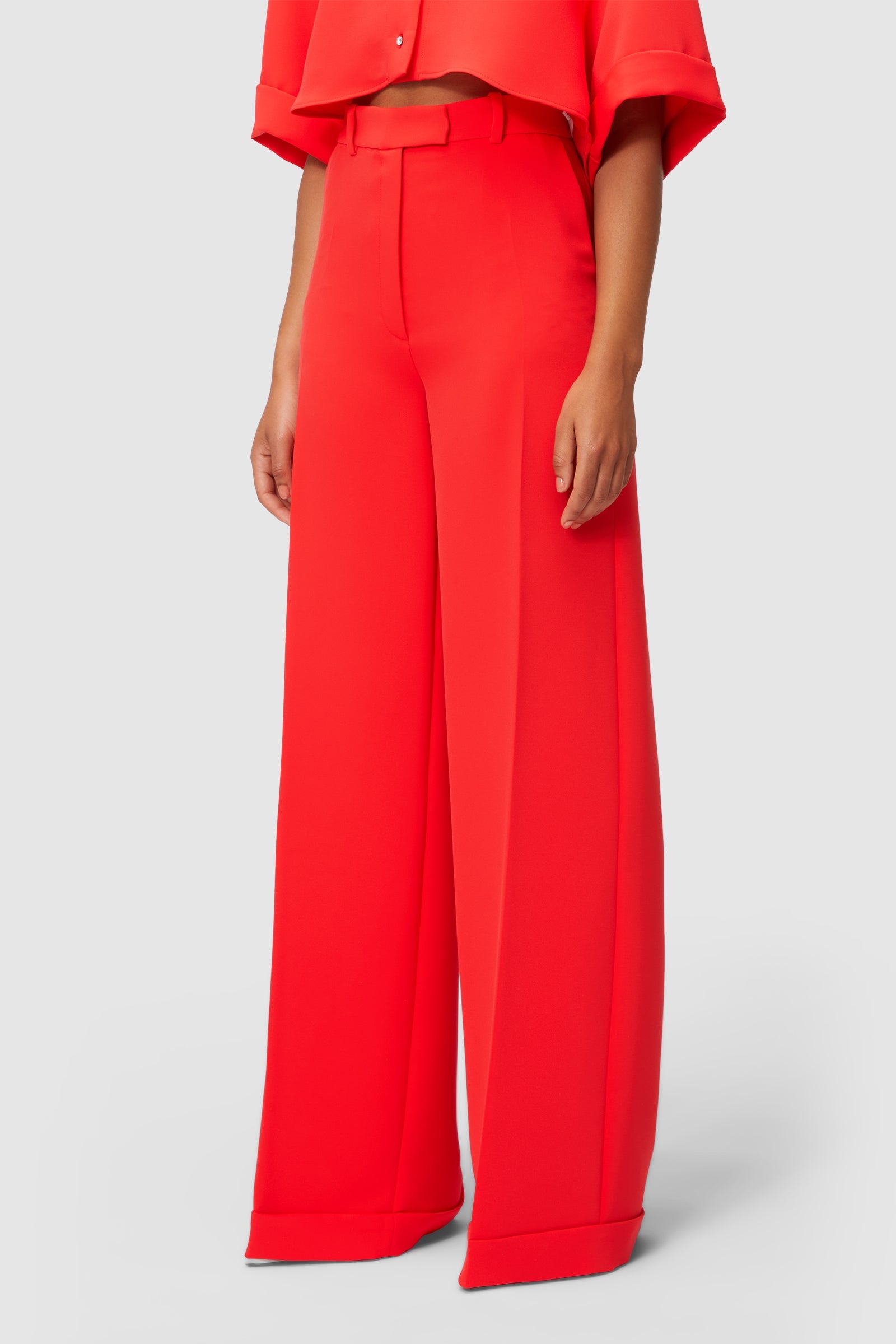 Viktor & Rolf-HIGH WAIST TAILORED TROUSER-Hosen-Black-Deal-Outlet-by-ARCHIVIST